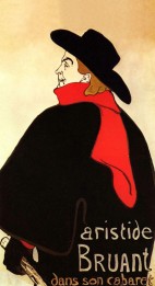 Lautrec: Henri de Aristide Bruant für Infrarot Bildheizung 60x110