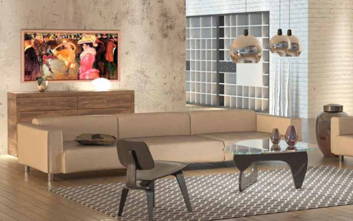 Infrarot Bildheizung Kunst 600 Watt 110x60 HB30 Ball im Moulin Rouge