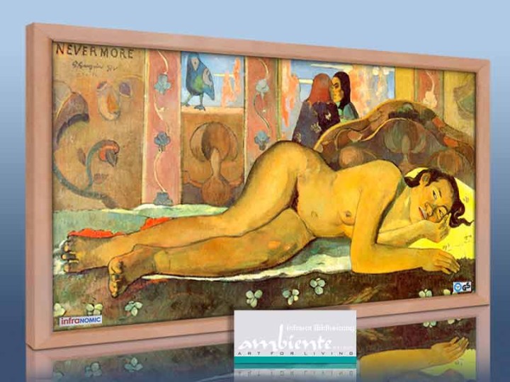 Infrarot Bildheizung Kunst 600 Watt 110x60 HB30 Nevermore