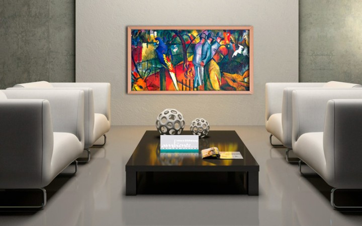 Infrarot Bildheizung Kunst 600 Watt 110x60 HB30 Zoologischer Garten