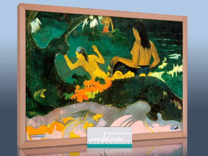 infrarot Bildheizung 500 Watt 90x60 HB30 Fatata te miti (Gauguin)