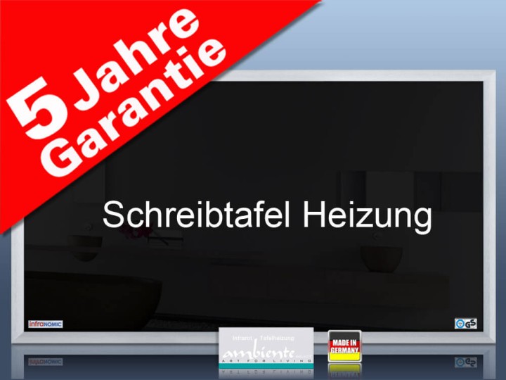 Infrarot Tafelheizung 600 Watt 110x60 Schreibtafel M23