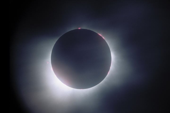 Bildheizung-Motiv Sonnenfinsternis für Standard Infrarotheizung