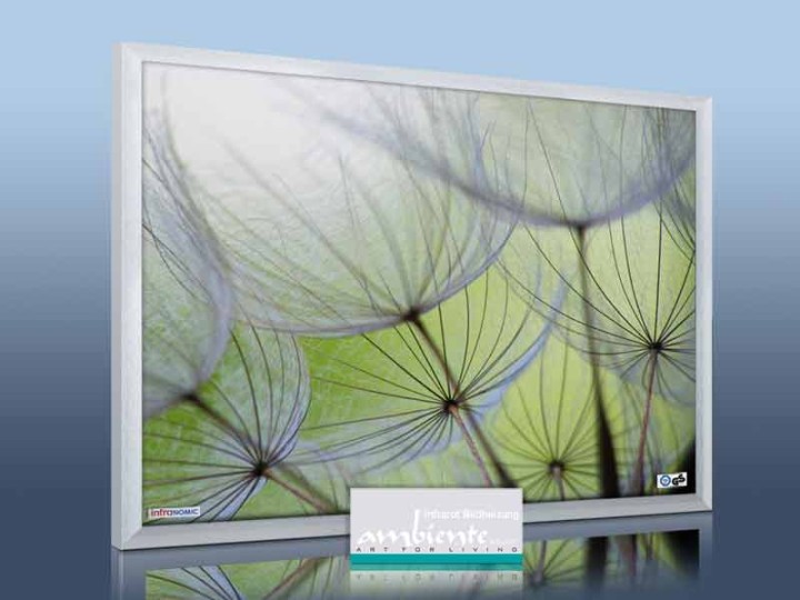 Infrarot Bildheizung 400 Watt 70x60 M23-SG Pusteblumen
