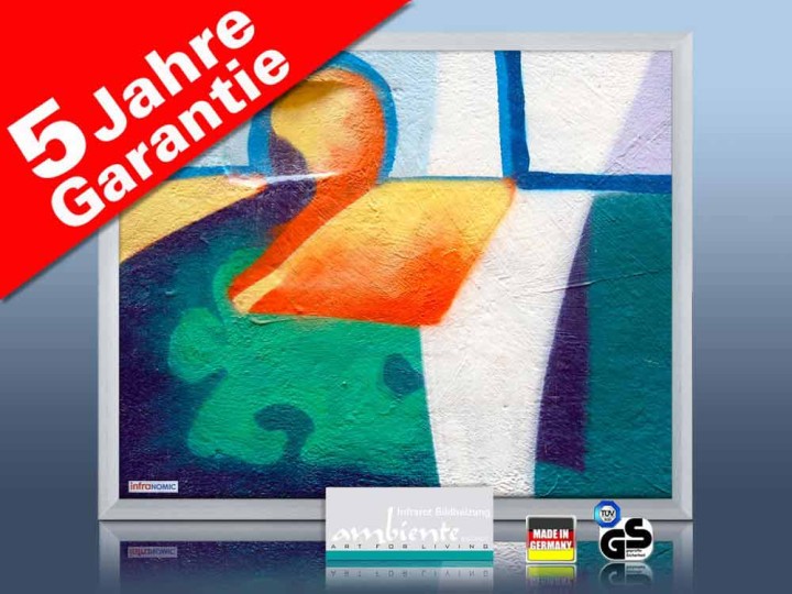 Infrarot Bildheizung 400 Watt 70x60 M23-SG Abstrakt 02