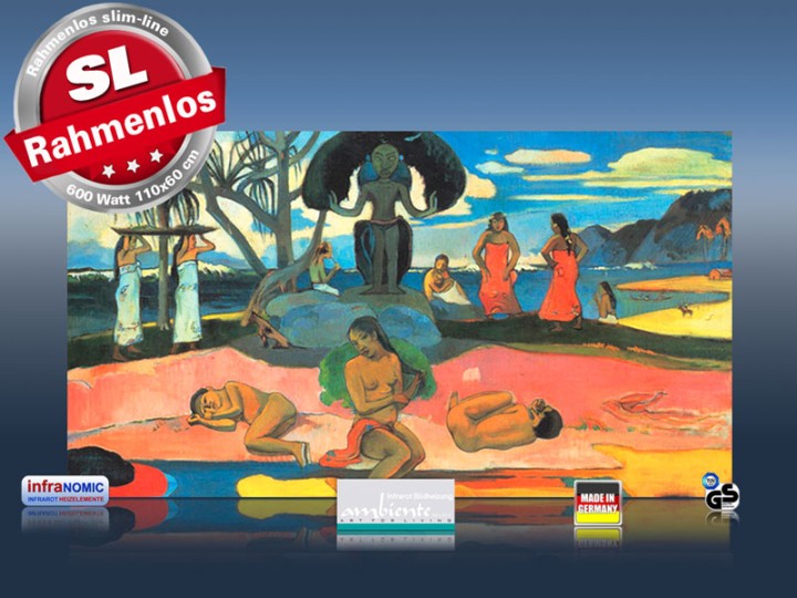 Infrarot Bildheizung Kunst 600 Watt 110x60 M10-SL Sonntag