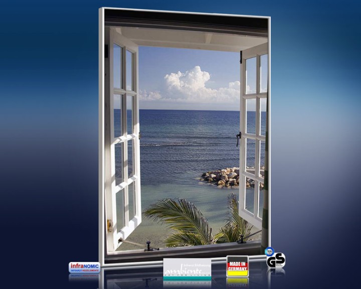Infrarot Bildheizung 500 Watt 90x60 M10-SL Fenster