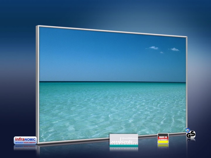 infrarot Bildheizung 500 Watt 90x60 M10-SL Mittelmeer